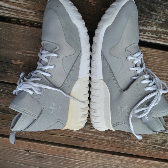 Adidas Mens Tubular X AF3934 Gray Basketball Shoes Sneakers Size 7M. Left shoe h main image 6